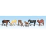 WOODLAND SCENIC WOOA1862 HO Farm Horses