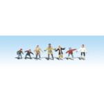 WOODLAND SCENIC WOOA1899 ICE SKATERS SET H O SCALE