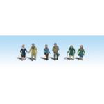 WOODLAND SCENIC WOOA1900 COUPLES IN COATS H O SCALE SET
