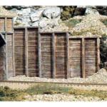 WOODLAND SCENIC WOOC1160 N Retaining Wall, Timber (6)