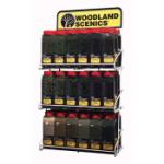 WOODLAND SCENIC WOOFC1630 Underbrush Flock & Bush Shaker Assortment (36)(DS)