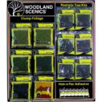 WOODLAND SCENIC WOOFC907 Clump Foliage/Tree Assortment (38) (DS)