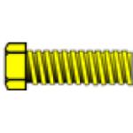 WOODLAND SCENIC WOOH868 0-80 1/2" Hex Head Machine Screw (5)