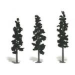 WOODLAND SCENIC WOOTR1113 Conifer Tree Kit, 2-1/4"-4" (24)