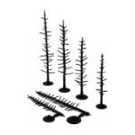 WOODLAND SCENIC WOOTR1124 Pine Tree Armatures, 2-1/2"-4" (70)