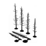 WOODLAND SCENIC WOOTR1125 Pine Tree Armatures, 4"-6" (44)