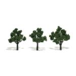 WOODLAND SCENIC WOOTR1507 Ready-Made Tree, Medium Green 3-4" (3)