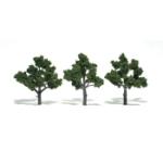 WOODLAND SCENIC WOOTR1510 Ready-Made Tree, Medium Green 4-5" (3)