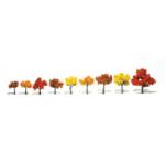 WOODLAND SCENIC WOOTR1540 Ready-Made Tree, Fall 1.25-3" (9)