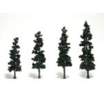 WOODLAND SCENIC WOOTR1561 Ready-Made Pine, 4-6" (4)