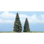 WOODLAND SCENIC WOOTR1625 Premium Conifer Tree, 3-4" (2)