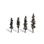 WOODLAND SCENIC WOOTR3561 Classics Tree, Standing Timber 4-6" (4)