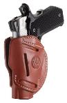 1791 Gunleather 3WH-1-CBR-A 3 Way Holster Classic Brown Size 1 OWB
