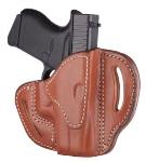 1791 Gunleather BHC-CBR-R Compact Belt Holster Classic Brown Right Hand OWB