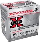 Winchester Ammo X16H4 Super X High Brass 16 Gauge 2.75" 1 1/8 oz 4 Shot 25 Bx/ 1