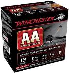 117412 Winchester Ammo AA128TO AA TrAAcker  12 Gauge 2.75" 1 1/8 oz 8 Shot 25 Bx/ 10 Cs