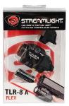 Streamlight 69414 TLR-8A Flex 500 lumen weapon light with strobe and red laser