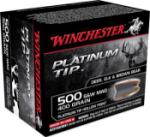 14382 Winchester Ammo S500PTHP Platinum Tip  500 S&W Mag 400 gr Platinum Tip Hollow Po