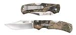 Cold Steel CS23JE Double Safe Hunter 3.50" Folding Clip Point Plain Satin 8Cr13M