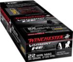 Winchester Ammo S22WM Varmint HE  22 Mag 34 gr Jacketed Hollow Point (JHP) 50 Bx