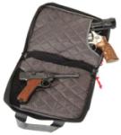 G Outdoors Inc 1310PC Pistol Case Quad  Gun Case Quad Nylon 13" x 10" x 6" Black