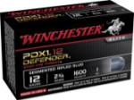 Winchester Ammunition  S12PDX1S WIN DEFENDER 12GA 2.75" 1OZ 10/100