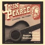 John Pearse 700M Phosphor Bronze Acoustic Guitar String Set, Medium