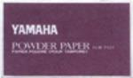 Yamaha 50 Piece Treated Pad Powder Paper YAC1112P