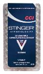 CCI 50 Stinger .22 Long Rifle 32 Grain Copper Plated Hollow Point