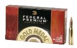 Federal Ammunition GM308M Gold Medal .308 Winchester 168 Grain Sierra MatchKing Boattail Hollow Point