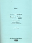 Sonata in F Minor, Op. 14/3