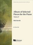 Bela Bartok Album for Piano, Volume II
