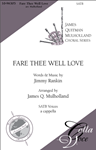 Fare Thee Well Love