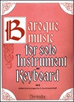 Baroque Music For Solo Instr & Keyboard