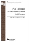 Testament Of Freedom  Two Passages