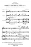 Three Sacred Pieces: 3. Canticle