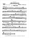 Divertimento for Oboe & Strings (Oboe Part)