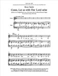 Come Let Us With Our Lord Arise   Satb