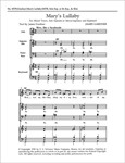 Mary's Lullaby