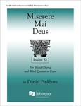 Miserere Mei Deus (Psalm 51) (Choral Score)