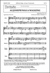 As Joseph Was A-Walking (Choral Score)