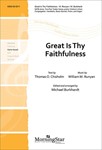 Great Is Thy Faithfulness (Choral Score)