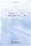A Prayer for the Nation's Welfare