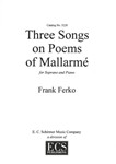 3 Songs On Poems Of Mallarme