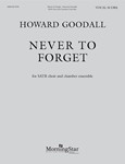 Never to Forget  (Choral Score)