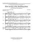 How Lovely Is Thy Dwelling Place