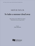 So fades a summer cloud away (Keyboard/Vocal Rehearsal Score)