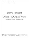 Orison - A Child's Prayer (Score)