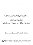 Concerto for Violoncello and Orchestra (Additional Orchestra Score)