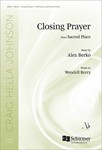 Closing Prayer (Choral Score)